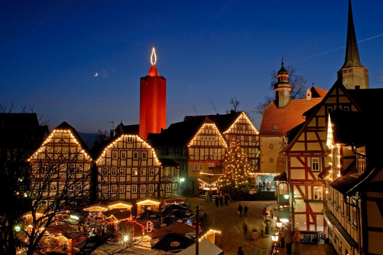 Ferienwohnung "Zur Ottoburg" In Schlitz Exterior foto